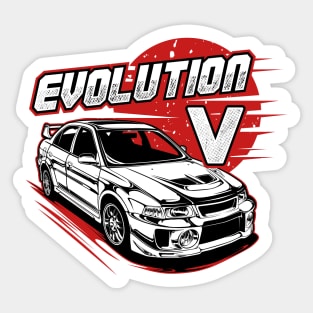 Lancer Evolution V Sticker